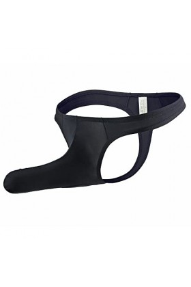 YYKSYDPT Éléphant Sexy String Homme Sexy Hot See-Through Taille Basse U Bulge Poche Confortable Transparente sous-Vêtements T