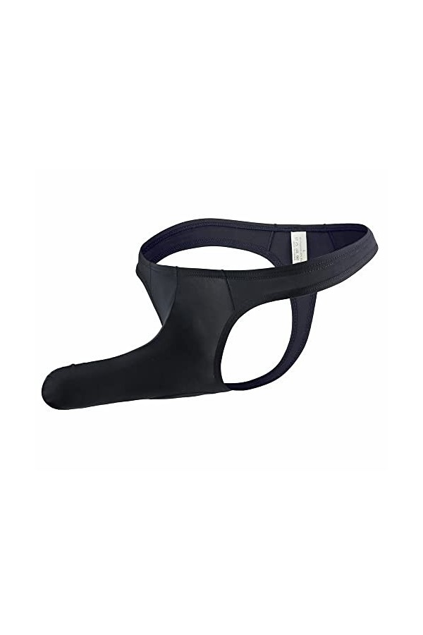 YYKSYDPT Éléphant Sexy String Homme Sexy Hot See-Through Taille Basse U Bulge Poche Confortable Transparente sous-Vêtements T