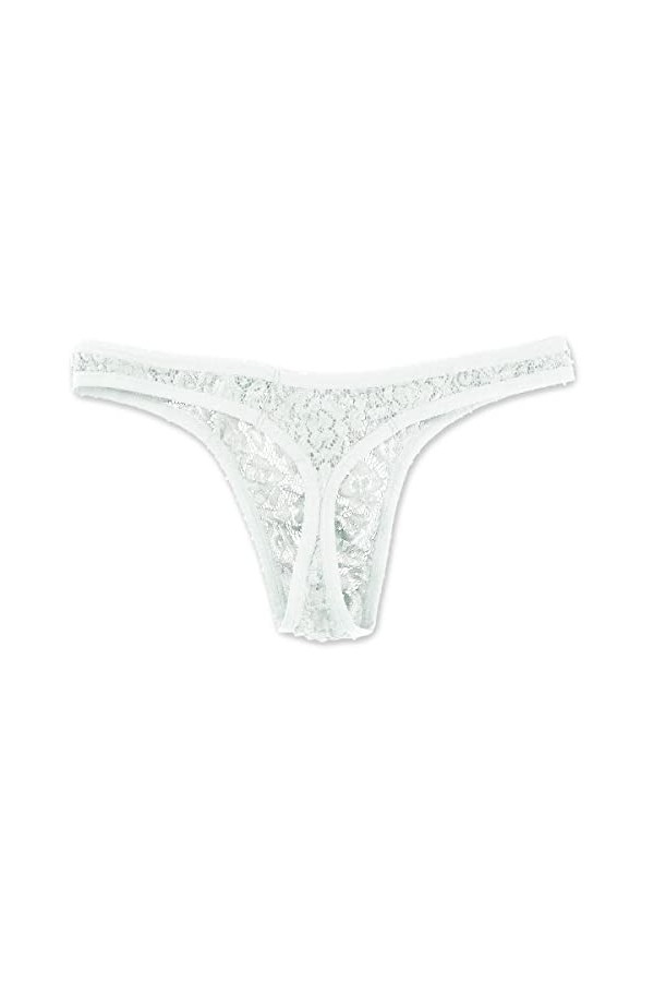 VemeFufu String G String Slip Tanga Hommes Sexy Dentelle Sous-vêtements Hommes Chaud Taille Basse Élastique Thong Mâle Culott