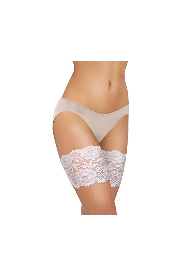 sesto senso Lot de 4 bandes de cuisses 1 ou 3 paires pour les cuisses contre les frottements - 4 bandes en silicone satin o