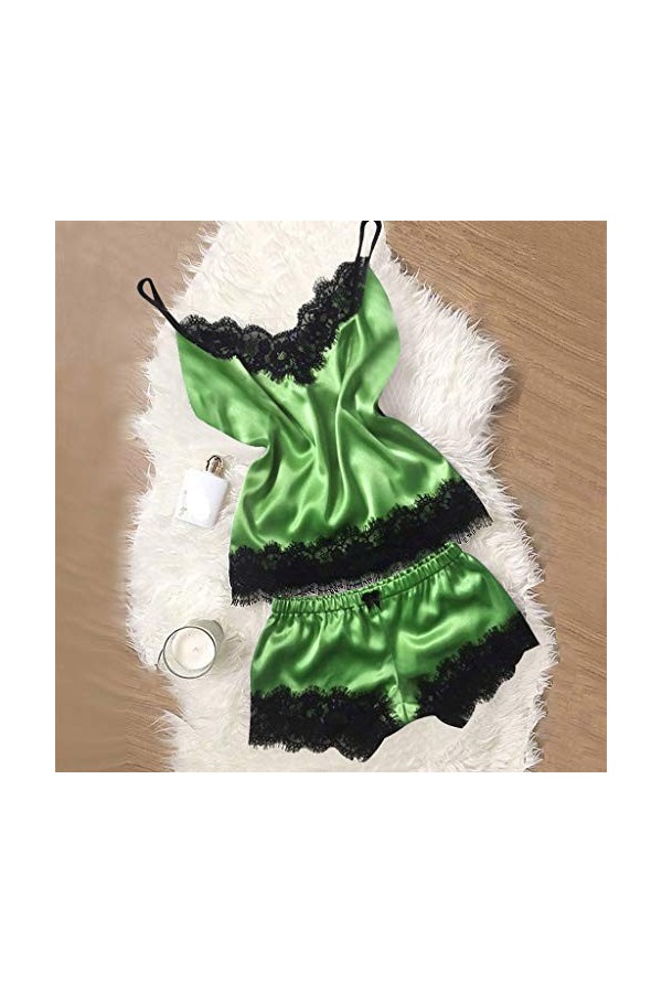 Zannycn Ensemble de lingerie sexy pour femme - Soutien-gorge érotique et culotte - Ensemble de lingerie érotique - Tenue sexu