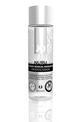 System Jo Nuru Massage Gel sans Parfum 240 ml