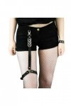 DOKLY Anneau de cuisse réglable en cuir punk rock pour femme, porte-jarretelles gothique, hip-hop, boîte de nuit, barre, anne