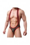 XYQQ Body en Maille Sexy Jockstrap Bodywear Nounours érotiques sous-vêtements Lutte Singlet Justaucorps Combinaisons Jarretel