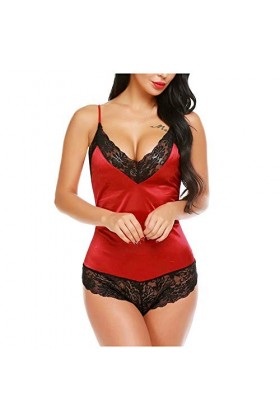 TianWlio sous Vetements Feminins Sexy Dessous Sexy Sexy DéGuisement Lingerie Sexy Ensemble Sexy Combinaison Maille Dames Slip