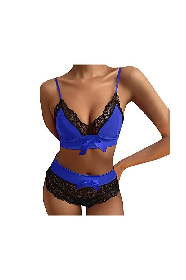 Lingerie Sexy Femme Coquine Hot sous Vêtement Erothique Sexy Dentelle Culotte Chemise De Nuit Ensemble Lingerie Feminine Sexy