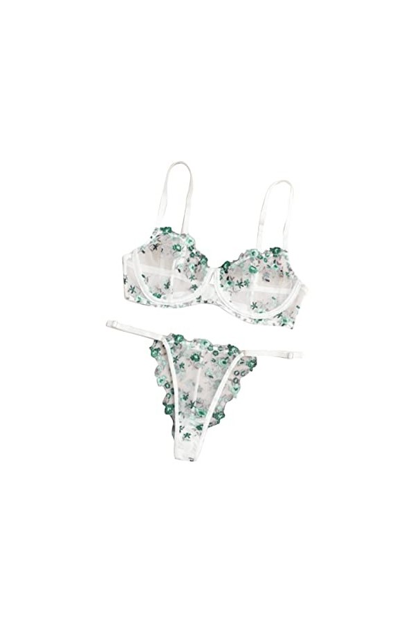 Combinaison ultra fine et sexy en maille avec bretelles transparentes et lingerie sexy en cuir verni, GN1., S