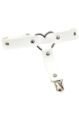 Mengsiy Cuir Punk Jarretières Femmes Jambe Anneau Bretelles Bretelles Et O-Ring Jambe Corps Harnais Bijoux Jarretières for Fe