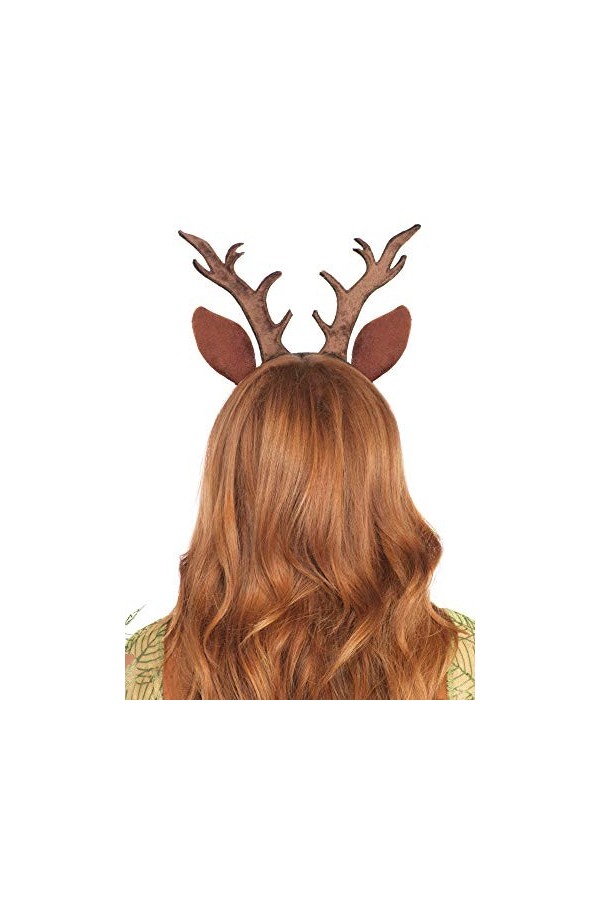 Leg Avenue Fawn Headband, Panamas Femme, Marron Brown , Taille fabricant: Taille uniqueUk 6-12 