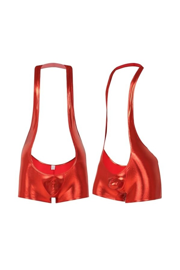 Mankini sexy pour homme - Sous-vêtements - Harnais pour homme - Fétiche - Plage - Maillot de bain en cuir - String - Tanga - 