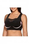 HANXIULIN Soutien-gorge à fermeture avant pour femme - Fermeture avant - Sans fermeture à lavant - Bustier solide - Rembourr