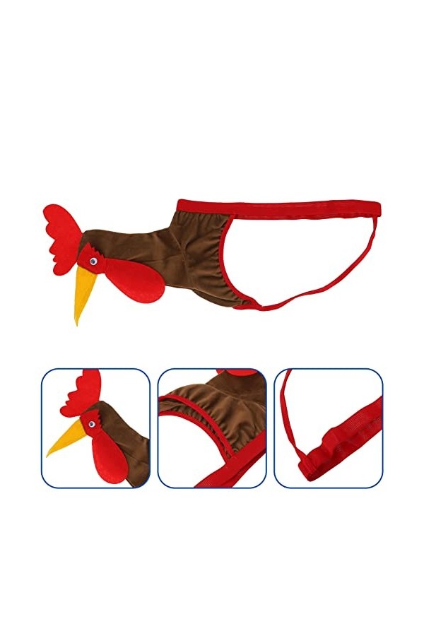 SOIMISS Hommes Culotte sous- Vêtements Coq G- String String String Grande Forme pour La Fête