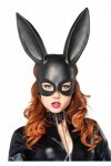 Leg Avenue Femme Uaa2164 2628 Masque Lapin Fa on Bal Masqu Noir Taille Unique EUR 34 38, Noir, Taille unique EU
