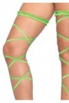 Leg Avenue Bas jarretières Vert Fluo Taille Unique