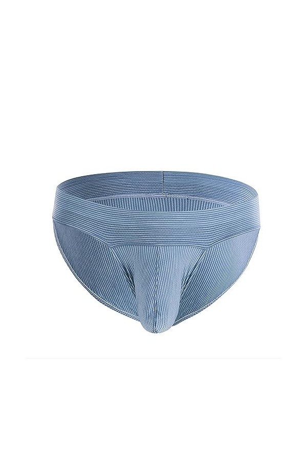 DHaey sous-Vêtements Sexy Hommes Slips Hommes Slips Pénis Grande Poche Culotte Net Creux Slip Cueca Hombre Respirant Slip-Ble