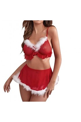 Godom Tenue Sexy Femme Coquine Hot,Lingerie Sexy Pour Ronde Femmes Sexy Dentelle Personnalisée MaidAdults Cosplay Érotique Se