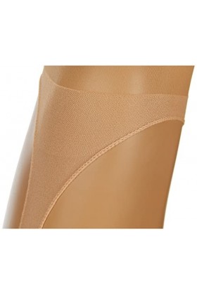 Leg Avenue 1901 Collant Extra-Fin avec Jarretière Nu, Beige, Taille Unique