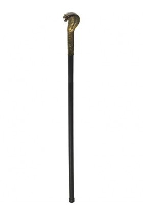Voodoo Walking Stick Cane, with Snake