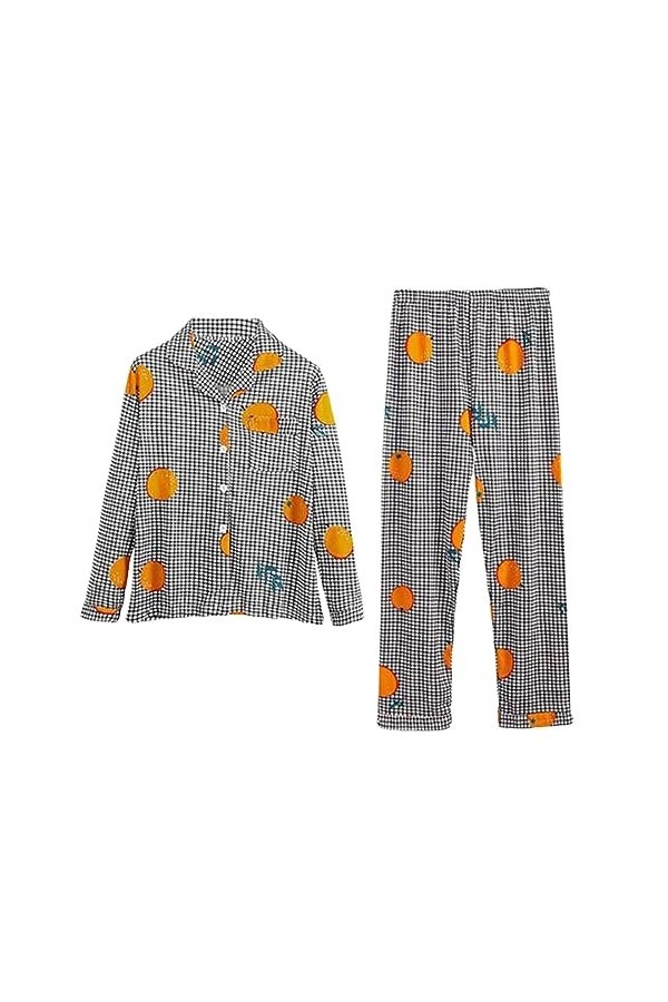 Pyjama pour Femmes Pyjamas Femmes Automne Et Hiver À Manches Longues Gilet Costume Pantalon Plus La Taille Service À Domicile