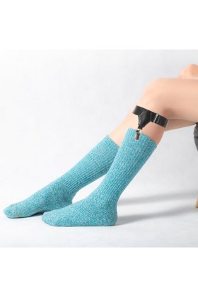 FRCOLOR 2 Pièces Chaussette Séjour Jarretière Pour Chaussette Femme Chaussette Gardien Femme Chaussette Pince Hommes Jarretiè