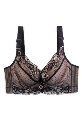 HANXIULIN Lingerie sexy pour femme - Rembourrée - Respirant et léger - Soutien-gorge push-up à lavant - Coupe large - Confor