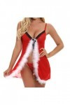Générique Robe de Noël Femme Sexy Lingerie Coquine Combinaison Femme Sexy Lingerie Femme Classe Costumes Sexy Femme Tenu Sexy