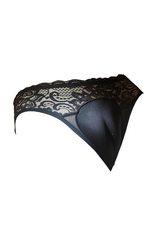 Culotte Homme Crossdresser Dentelle, Camel Toe Men Cacher Gaff Panty, String Transgenre Culotte, pour Le Jeu De Rôle Transgen