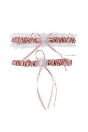 2 pièces De mariée Jarretière Mariage,Jarretelles en dentelle pour mariée avec nœud,Laccessoire Nuptial,porte-jarretelles de