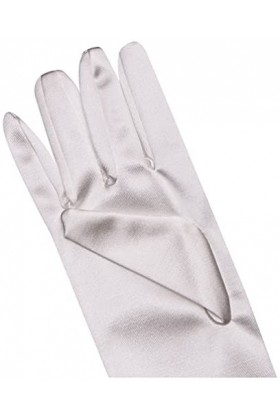 Leg Avenue 2B Gants Jusquaux Poignets en Satin Blanc Taille Unique EUR 34-38