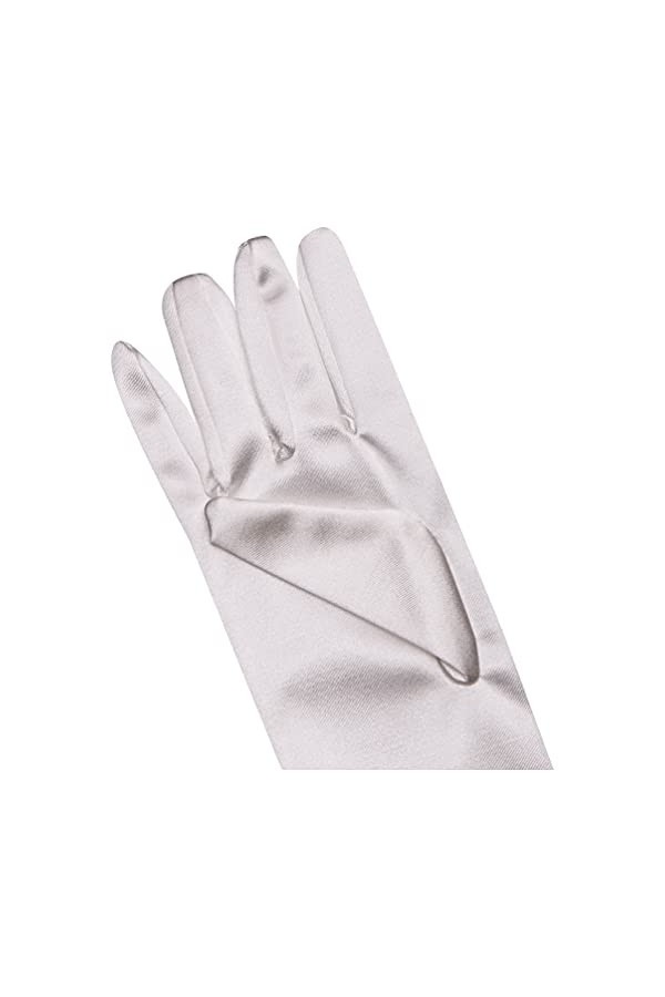 Leg Avenue 2B Gants Jusquaux Poignets en Satin Blanc Taille Unique EUR 34-38