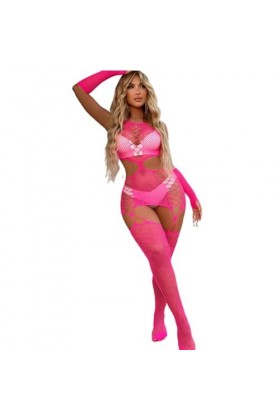 V-TiNG Lingerie sexy pour femme - Body en maille - Sous-vêtements - Collants creux - Combinaison pour femme - Tenue ouverte p