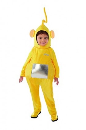 Smiffys 51579T2 Costume de Teletubbies La Licence Officielle Mixte Enfant, Jaune, Tout-petit Âge 3-4 ans