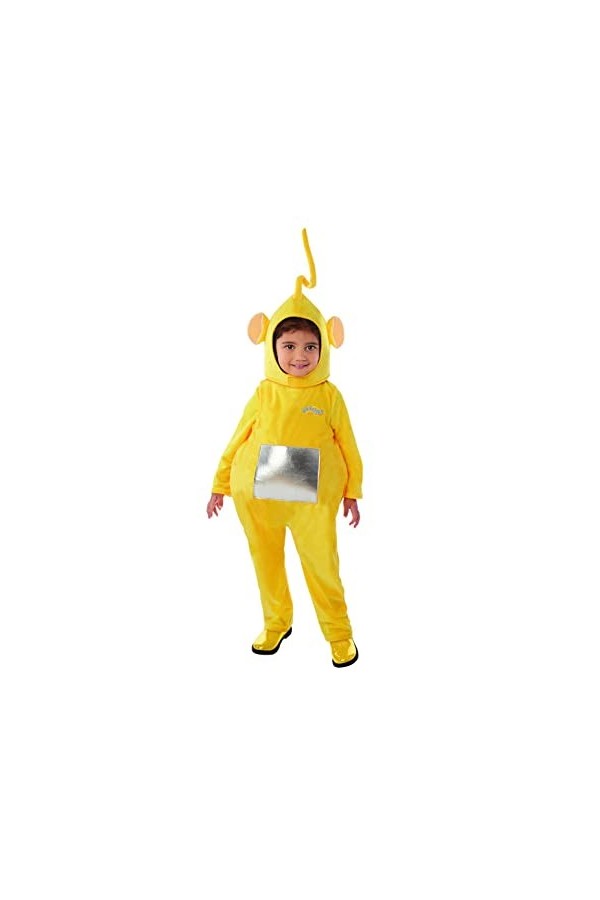 Smiffys 51579T2 Costume de Teletubbies La Licence Officielle Mixte Enfant, Jaune, Tout-petit Âge 3-4 ans