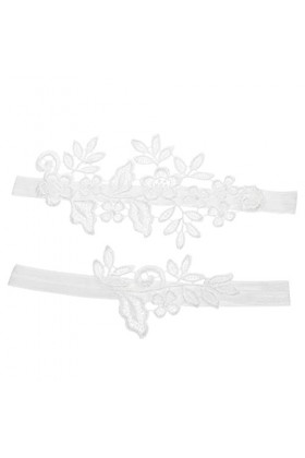 Abaodam 1 Ensemble Jarretière Anneau De Jambe Jarretelles en Dentelle Jarretière De Mariée en Dentelle Jarretière De Mariage 