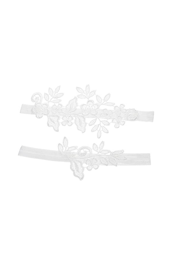 Abaodam 1 Ensemble Jarretière Anneau De Jambe Jarretelles en Dentelle Jarretière De Mariée en Dentelle Jarretière De Mariage 