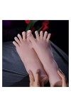 Modèle de Pied Bas mâle en Plastique Orteil Peut être positionné Mannequin Silicone Grandeur Nature modèle de Pied féminin po