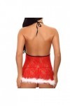 Générique Robe de Noël Femme Sexy Lingerie Coquine Combinaison Femme Sexy Lingerie Femme Classe Costumes Sexy Femme Tenu Sexy