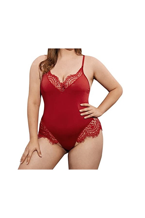 Noël Les Cadeaux danniversaire Ouverte Nightwear Coquine Hot Femme Lingerie Sexy Lace de Confort Push Up Sein Culottes Strin