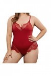 Noël Les Cadeaux danniversaire Ouverte Nightwear Coquine Hot Femme Lingerie Sexy Lace de Confort Push Up Sein Culottes Strin