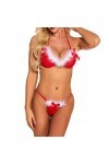 Noël Lingerie Sexy Femme Bodystocking Rouge Collants Une Pièce Lingerie Sexy Dentelle Sous-vêtements Ouvert Bodysuit Grandes