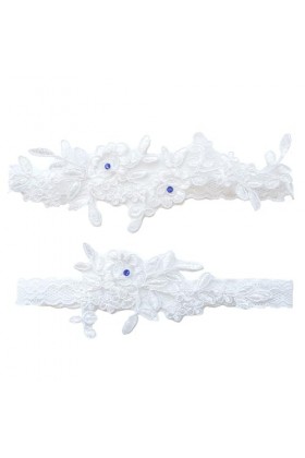 Jarretière pour mariage, jarretière de mariée, jarretière de mariage pour femme, jarretière en dentelle faite à la main, pour