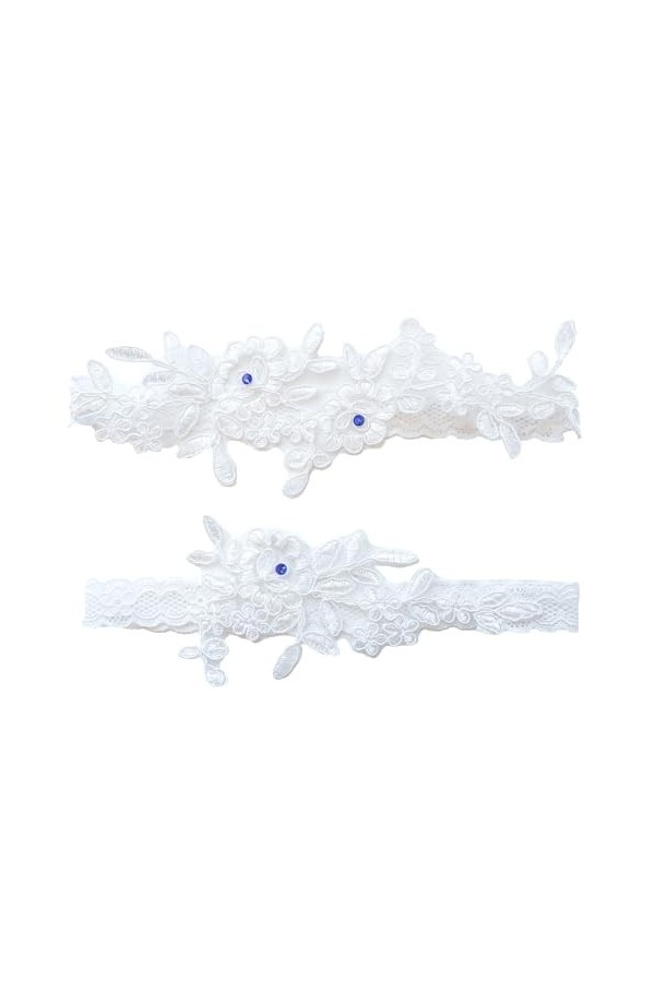 Jarretière pour mariage, jarretière de mariée, jarretière de mariage pour femme, jarretière en dentelle faite à la main, pour