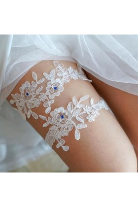 Jarretière pour mariage, jarretière de mariée, jarretière de mariage pour femme, jarretière en dentelle faite à la main, pour