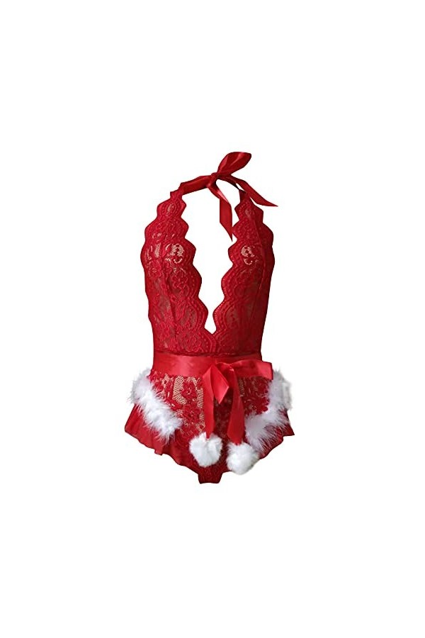 Générique Body Damen Sexy Dessous en Dentelle Costume Pyjama Femme Sexy Chic Ensemble Sexy Ouvert Lingerie Sexy Hot Chaude Nu