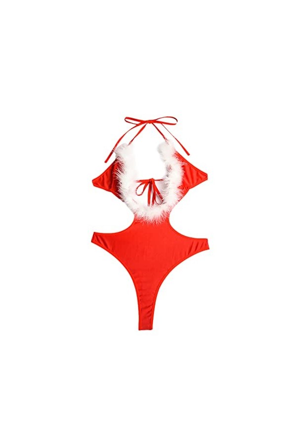 Générique Robe de Noël Femme Sexy Lingerie Coquine Combinaison Femme Sexy Lingerie Femme Classe Costumes Sexy Femme Body Sexy