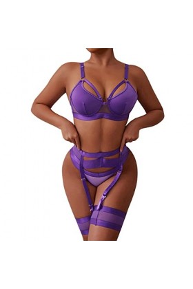 Lingerie Sexy Femme Coquine Hot Sexy Bodysuit Femmes Lady Sexy Floal Lingerie Ensemble Taille Haute Vêtements De Nuit Soutien