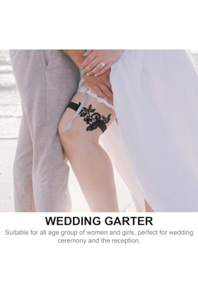 Abaodam 1 Ensemble Jarretière Jambe Anneau Personnalisé Jarretière De Mariage Bleu Jarretière De Mariage Robe De Mariée Porte