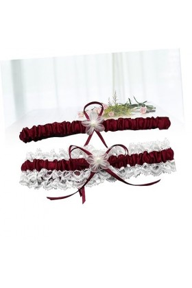 SOIMISS Décorations De Mariée Jarretière pour Le Mariage Décorations De Soirée Dansante Jarretière pour La Mariée Jarretières