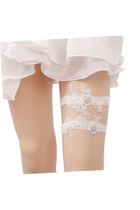 SOIMISS Jarretières Pour Mariée Jarretelles De Bal Jarretelles De Mariage Fournitures De Mariage Strass