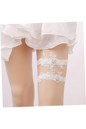 SOIMISS Jarretières Pour Mariée Jarretelles De Bal Jarretelles De Mariage Fournitures De Mariage Strass